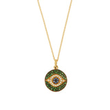 Evil Eye Mini Dawn Pendant Yellow Gold