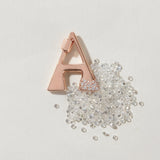 Letter A Gold Pendant Lock