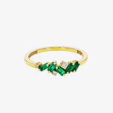 Frenzy Emerald Ring