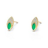 Marquise Stud - Green