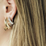 OERA EARRINGS - WHITE GOLD