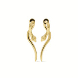 Little Gold Boa Earrings